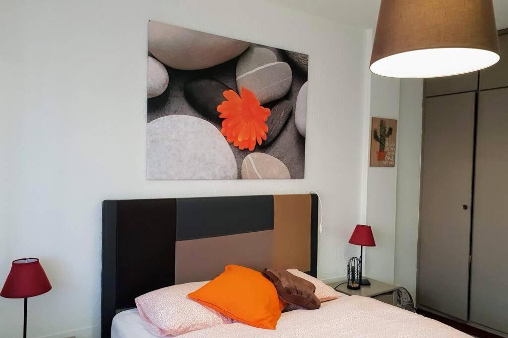 Apartamento Appart Bleu Azur A Olhos D'agua 5mn De La Plage. *